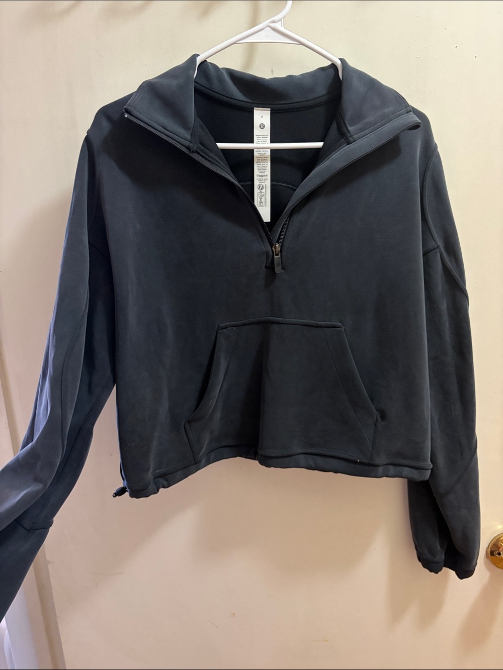 lululemon athletica Black Athletic Shorts and jacket set with Stretch Waistband